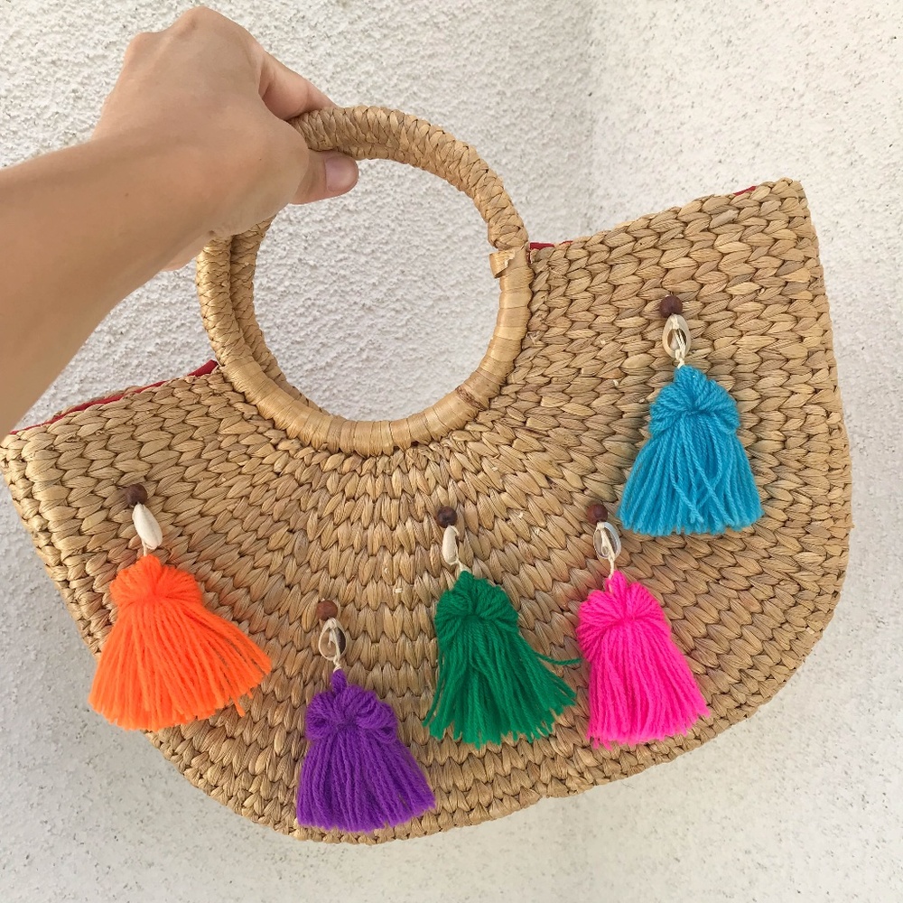 JADEtribe straw tote